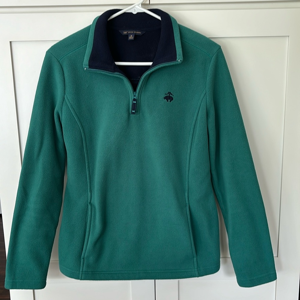 “346” Brooks Brothers Green Quarter Zip